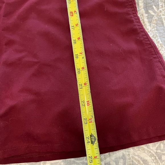 Figs Catarina Scrub Top burgundy rn 142256 size sz - Picture 3 of 7